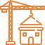 pictogramme pelleteuse de chantier